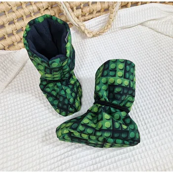 Capáčky Yháček Nosicí botičky/válenky NEW Yháček, Stavebnice zelená Velikost:: S