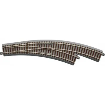 Modelová železnice H0 - GeoLine -výhybka ruční pravá- oblouková- R 3/4 30° 434,5mm