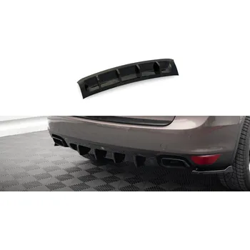 Tuning Maxton Design vložka zadního nárazníku pro Porsche Cayenne Mk2, plast ABS bez povrchové úpravy SLEVA 5%