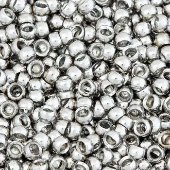 Materiál na výrobu šperku CZ Zamačkávací rokajl kulatý 3mm rhodium