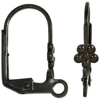 Rybářský háček CZ Háček zavírací s kytičkou černá