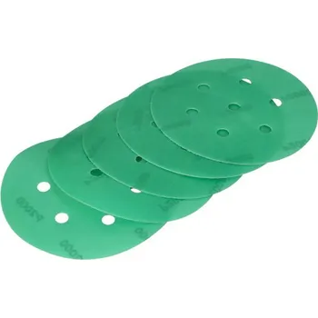 Brusný papír Jipos Tools Brusný papír se suchým zipem, zelený 5ks P100 8540 JIPOS