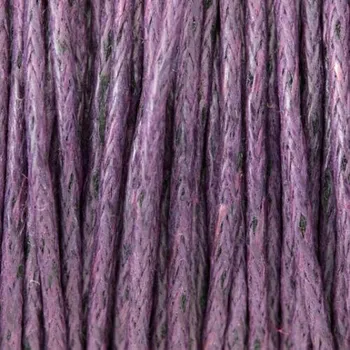 Příze EU Bavlněná šňůra voskovaná fialová