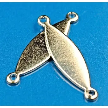 Materiál na výrobu šperku CZ Vodič lodička 20mm platina