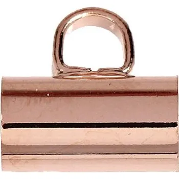 Crystal-ZONE Trubička s očkem na MESH systém rose gold