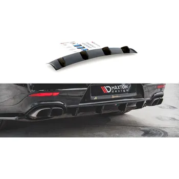 Tuning Maxton Design vložka zadního nárazníku pro Porsche Panamera 970 Facelift 2013-2016, plast ABS bez povrchové úpravy SLEVA 5%