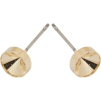 Náušnice Crystal-ZONE Náušnice trn Chaton ss29 rose gold