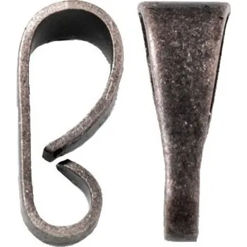 Materiál na výrobu šperku Crystal-ZONE Šlupna 8/3 Staré stříbro