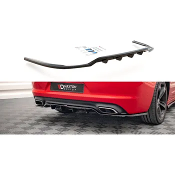 Nárazník Maxton Design středový spoiler pod zadní nárazník s žebrováním pro Dodge Charger Mk7 Facelift RT, plast ABS bez povrchové úpravy SLEVA 5%