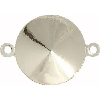 Korálek Crystal-ZONE Spojovací komponent Rivoli 18mm gold plating 24kt