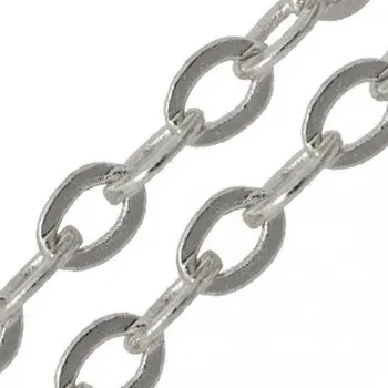 Materiál na výrobu šperku CZ Řetízek 2mm platina