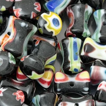 Korálek EU Korálek Millefiori KOST 11mm černá