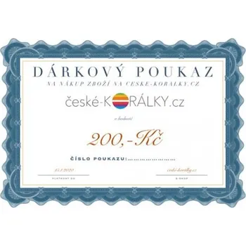 Dárkový potravinový koš "E-mail" Dárkový poukaz 200,-Kč