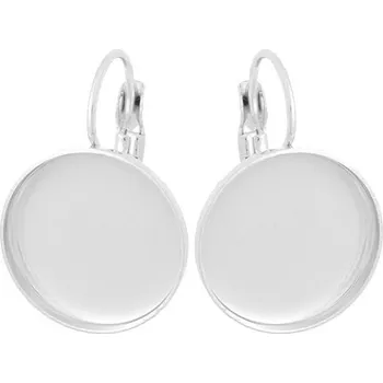 Náušnice Crystal-ZONE Náušnice kids crystalROCKS 15mm rhodium