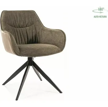 Křeslo Otočné jídelní křeslo Sempre olivové