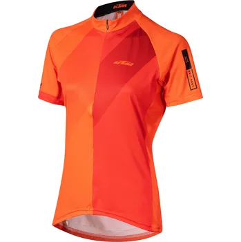 cyklistický dres Dres KTM Lady Line červený/oranžový Velikost: M
