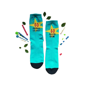 Veselé ponožky - 60 nejlepší ročník Velikost: 39-42