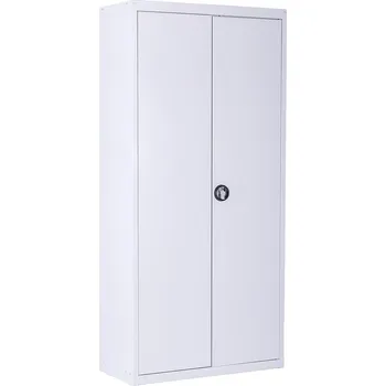 Policová skříň Trestles Trestles SPB2G2 1800x800x400 mm, uzamykatelná, 4 police, šedé dveře SPB2G2-7035