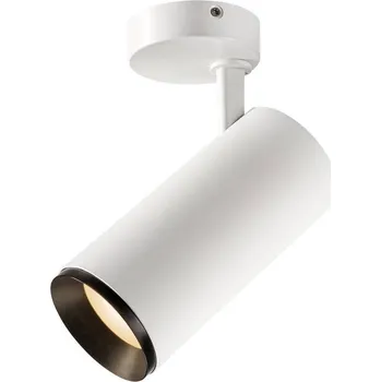 SLV - BIG WHITE NUMINOS® SPOT PHASE L vnitřní LED přisazené stropní svítidlo bílá/černá 3000 K 24° - BIG WHITE (SLV) LA 1004302