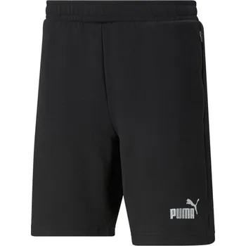 Pánské sportovní kraťasy Puma TEAMFINAL CASUALS SHORTS XL Černá, Šedá