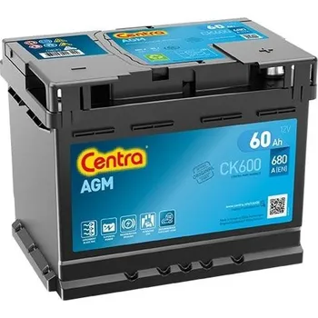 Autobaterie startovací baterie CENTRA CK600