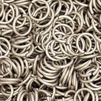 Materiál na výrobu šperku Crystal-ZONE Spojovací kroužek 4mm staré stříbro 2g