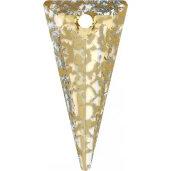 Náušnice Swarovski Swarovski® Crystals Spike 6480 18mm Gold Patina