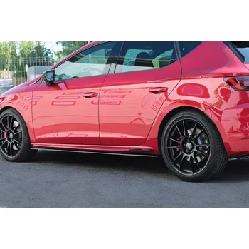 Tuning Maxton Design difuzory pod boční prahy ver.2 pro Seat Leon Cupra Mk3 Facelift, plast ABS bez povrchové úpravy SLEVA 5%