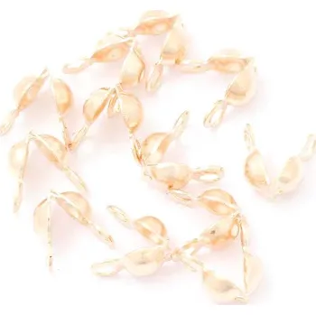 Materiál na výrobu šperku CZ Kalota 4mm s očkem rose gold