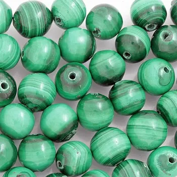 Drahý kámen Malachit 8mm (1ks)