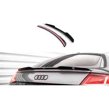 Auto-moto Maxton Design prodloužení spoileru pro Audi TT 8S, černý lesklý plast ABS, S-Line SLEVA 5%