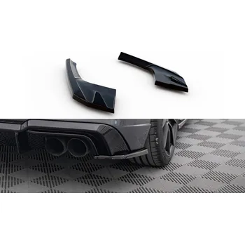 Tuning Maxton Design boční difuzory pod zadní nárazník ver.2 pro Audi S3 8V, černý lesklý plast ABS, Sportback SLEVA 5%