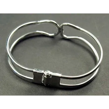 Materiál na výrobu šperku Crystal-ZONE Náramkový komponent platina