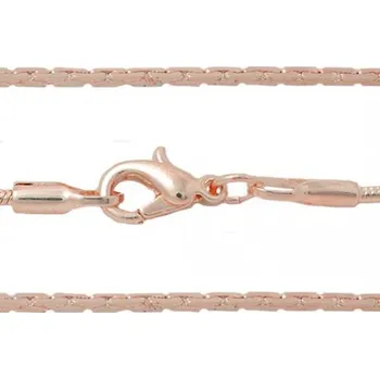 Řetízek Crystal-ZONE Řetízek KIDS 1mm/34cm ROSE GOLD