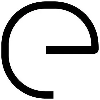 Nástěnné svítidlo ARTEMIDE Alphabet of Light - malé písmeno e - ARTEMIDE AR 1202E00A