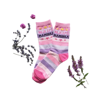 Dámské oblečení Veselé ponožky - Nejlepší maminka Velikost: 39-42