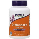 NOW D-Manóza, 500 mg, 120 rostlinných kapslí