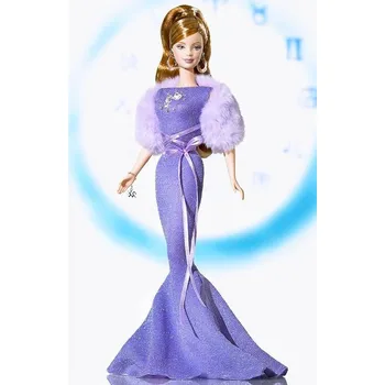 Panenka Barbie Zodiac Aquarius (Znamení zvěrokruhu - Vodnář), rok 2004
