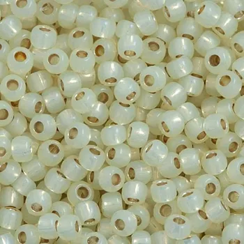 Korálek TOHO Co., Ltd. TOHO Round 11/0 Permanent Finisch Silver Lined Milky Jonquil