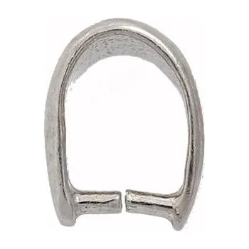 Materiál na výrobu šperku Crystal-ZONE Šlupna 3,5/7mm 0,28g Ag925/1000 + Rhodium