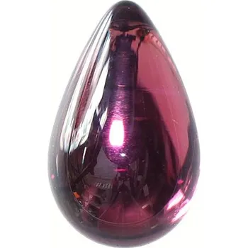 Korálek CZ Kabošon hruška 13/8mm amethyst