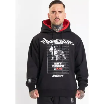 Pánská mikina Amstaff Pánská Mikina Lucian Hoodie Black