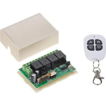 Auto elektroinstalace Dálkově ovládaný spínač 12V, 4 x 10A, SBWL8-1