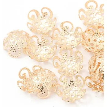 Materiál na výrobu šperku CZ Kaplík 10mm chirurgická ocel rose gold