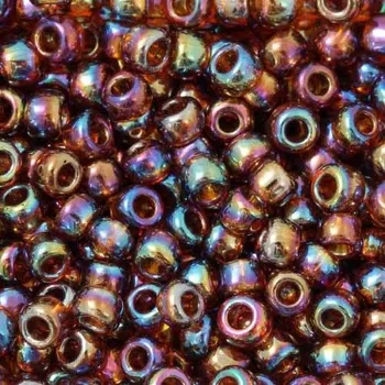 Korálek TOHO Co., Ltd. TOHO Round 8/0 Rainbow Smoky Topaz