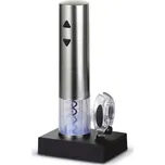 diVinto Elektronická vývrtka Silver Twister s nabíjecí základnou