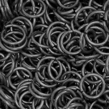 Materiál na výrobu šperku Crystal-ZONE Spojovací kroužek 12mm černá 3g