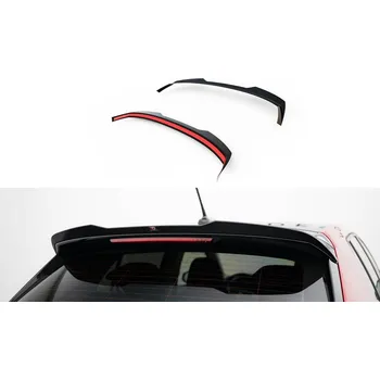 Tuning Maxton Design prodloužení spoileru pro Škoda Fabia Mk4, černý lesklý plast ABS SLEVA 5%