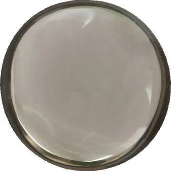 Korálek CZ Kabošon BRILLANT kruh 18mm grey