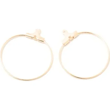 Náušnice EU Náušnicová kreole 25mm chirurgická ocel rose gold